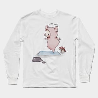 Yoga Piggy Long Sleeve T-Shirt